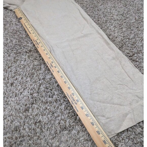 Old Navy Pants Womens Large Taylor Wide Leg Trouser High Rise Linen Full Length - Picture 9 of 10